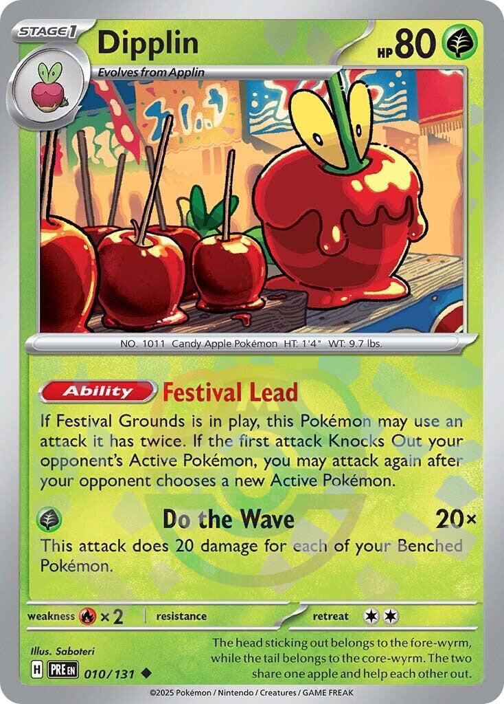Dipplin (010/131) (Master Ball Pattern) [Scarlet & Violet: Prismatic Evolutions] | Pegasus Games WI