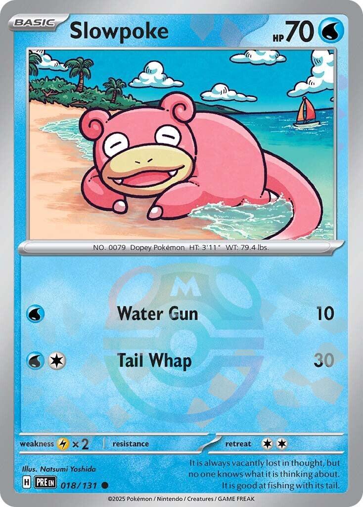 Slowpoke (018/131) (Master Ball Pattern) [Scarlet & Violet: Prismatic Evolutions] | Pegasus Games WI