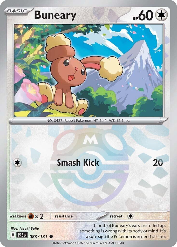Buneary (083/131) (Master Ball Pattern) [Scarlet & Violet: Prismatic Evolutions] | Pegasus Games WI