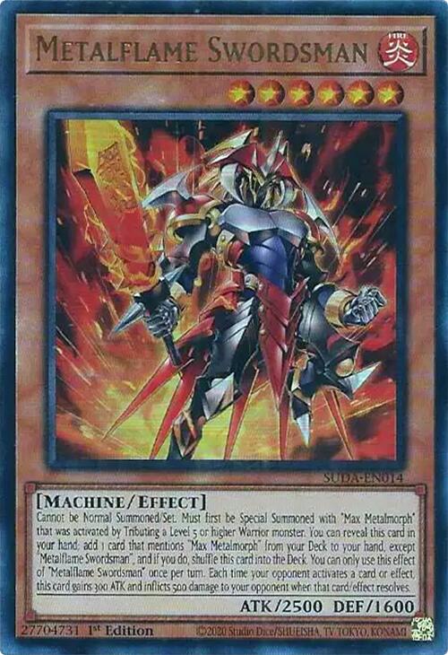 Metalflame Swordsman [SUDA-EN014] Ultra Rare | Pegasus Games WI