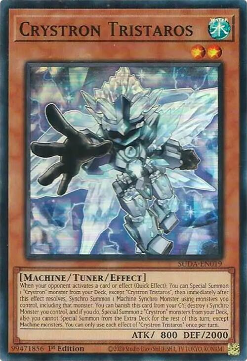 Crystron Tristaros [SUDA-EN019] Super Rare | Pegasus Games WI