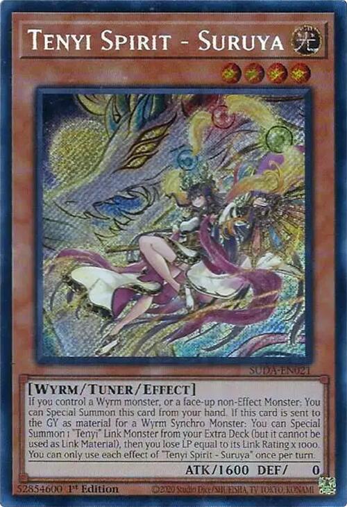 Tenyi Spirit - Suruya [SUDA-EN021] Secret Rare | Pegasus Games WI