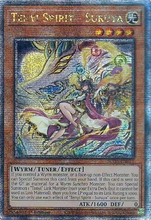 Tenyi Spirit - Suruya (Quarter Century Secret Rare) [SUDA-EN021] Quarter Century Secret Rare | Pegasus Games WI