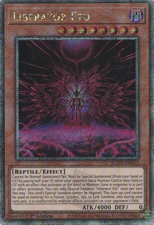 Liberator Eto (Quarter Century Secret Rare) [SUDA-EN023] Quarter Century Secret Rare | Pegasus Games WI