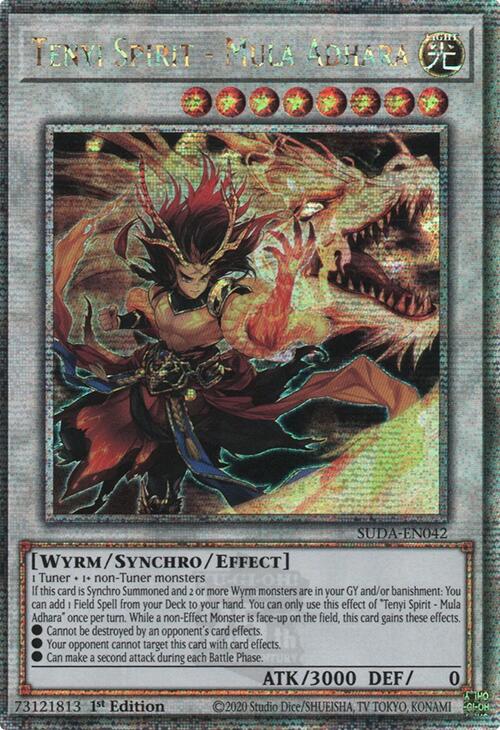 Tenyi Spirit - Mula Adhara (Quarter Century Secret Rare) [SUDA-EN042] Quarter Century Secret Rare | Pegasus Games WI