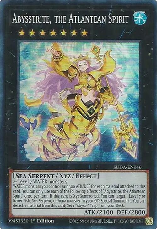 Abysstrite, the Atlantean Spirit [SUDA-EN046] Super Rare | Pegasus Games WI