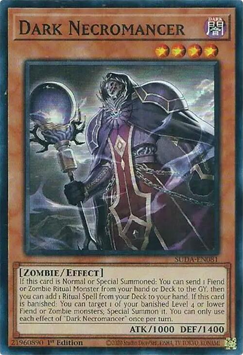 Dark Necromancer [SUDA-EN081] Super Rare | Pegasus Games WI