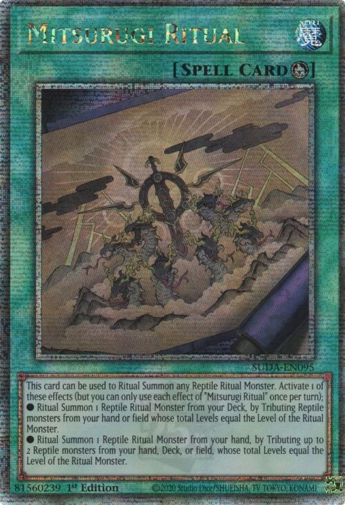 Mitsurugi Ritual (Quarter Century Secret Rare) [SUDA-EN095] Quarter Century Secret Rare | Pegasus Games WI