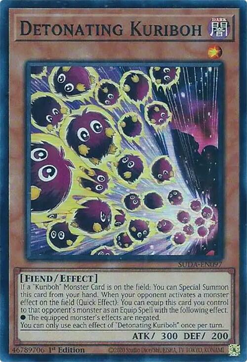 Detonating Kuriboh [SUDA-EN097] Super Rare | Pegasus Games WI