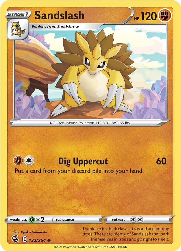 Sandslash (132/264) [Sword & Shield: Fusion Strike] | Pegasus Games WI