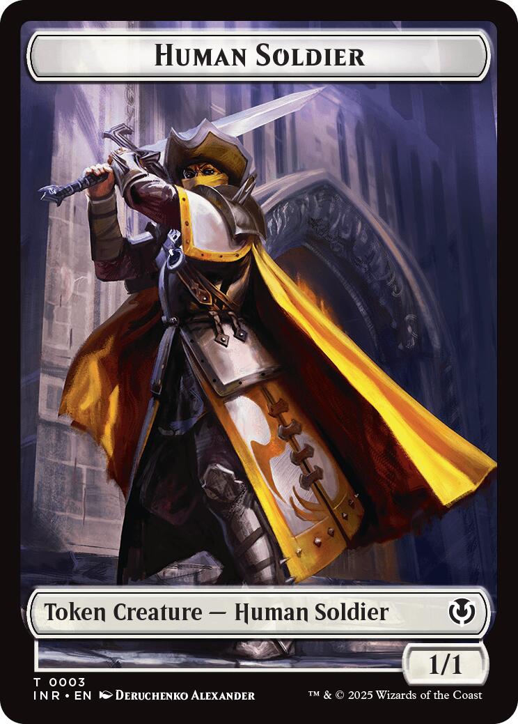 Human Soldier (0003) // Clue Double-Sided Token [Innistrad Remastered Tokens] | Pegasus Games WI