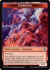 Elemental // Human (0014) Double-Sided Token [Innistrad Remastered Tokens] | Pegasus Games WI