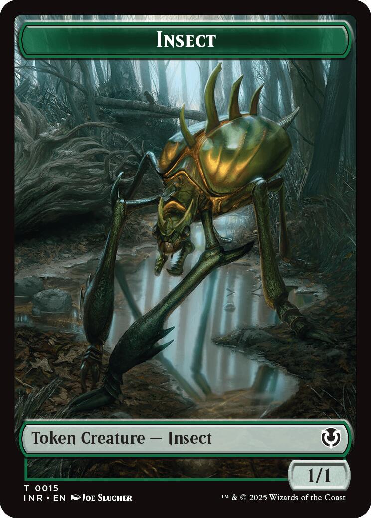 Insect // Spider Double-Sided Token [Innistrad Remastered Tokens] | Pegasus Games WI