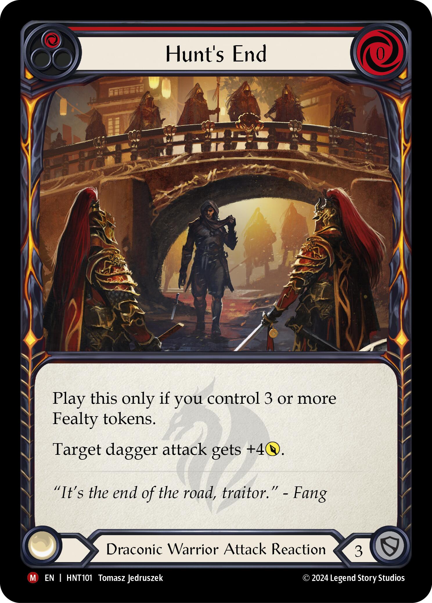 Hunt's End [HNT101] (The Hunted)  Rainbow Foil | Pegasus Games WI