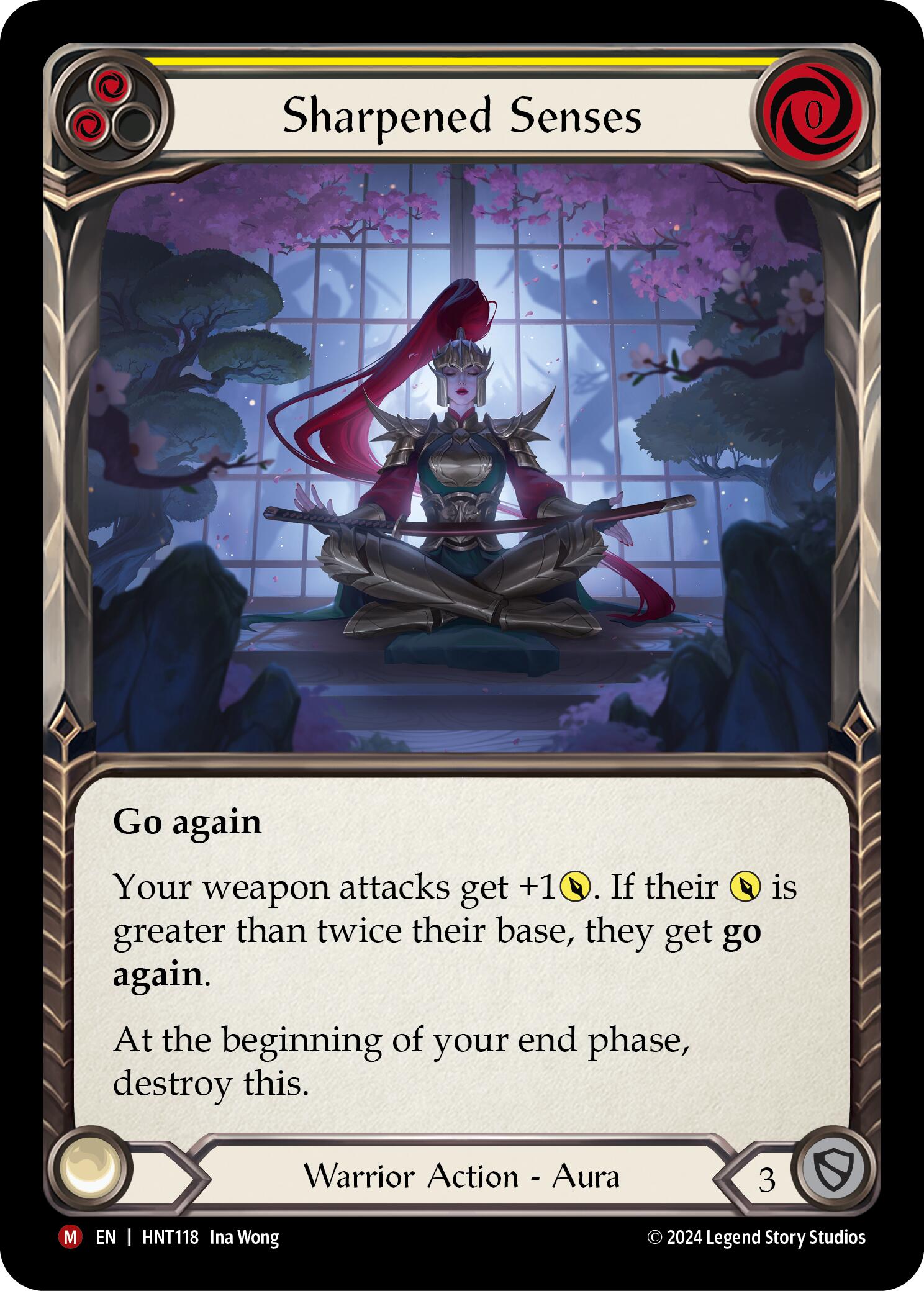 Sharpened Senses [HNT118] (The Hunted)  Rainbow Foil | Pegasus Games WI