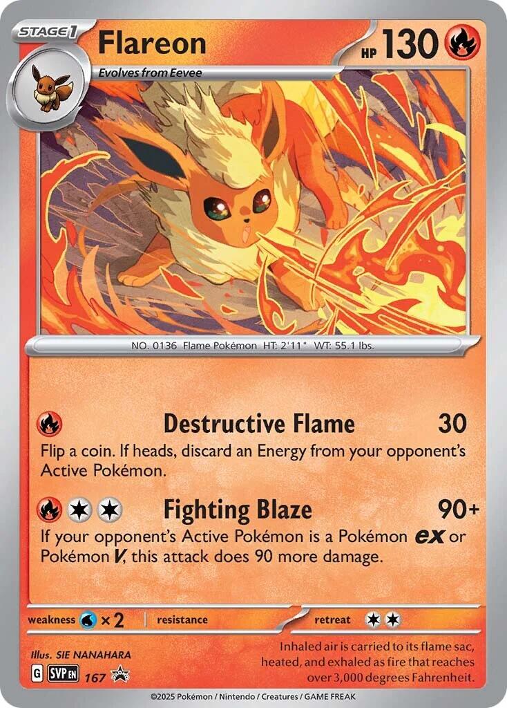 Flareon (SVP167) [Scarlet & Violet: Black Star Promos] | Pegasus Games WI