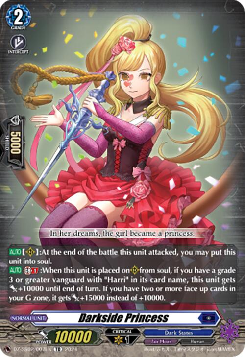 Darkside Princess (DZ-SS02/007EN) [DZ-SS02: Stride Deckset -Harri-] | Pegasus Games WI