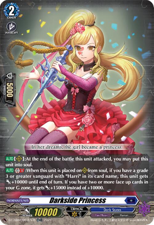 Darkside Princess (TDR) (DZ-SS02/007EN-R) [DZ-SS02: Stride Deckset -Harri-] | Pegasus Games WI