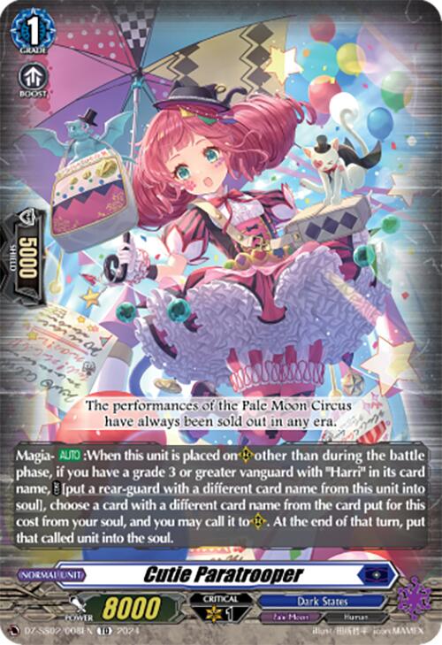 Cutie Paratrooper (DZ-SS02/008EN) [DZ-SS02: Stride Deckset -Harri-] | Pegasus Games WI