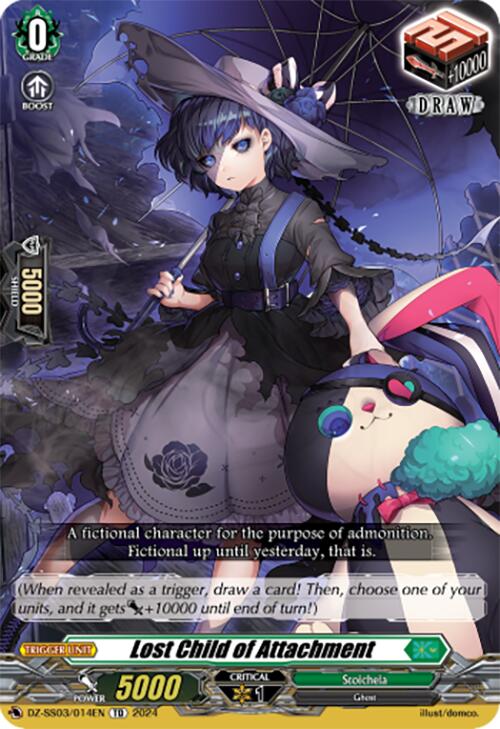 Lost Child of Attachment (DZ-SS03/014EN) [DZ-SS03: Stride Deckset -Nightrose-] | Pegasus Games WI