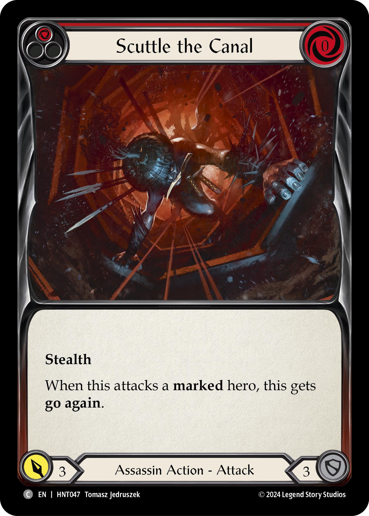 Scuttle the Canal (Red) [HNT047] (The Hunted) | Pegasus Games WI