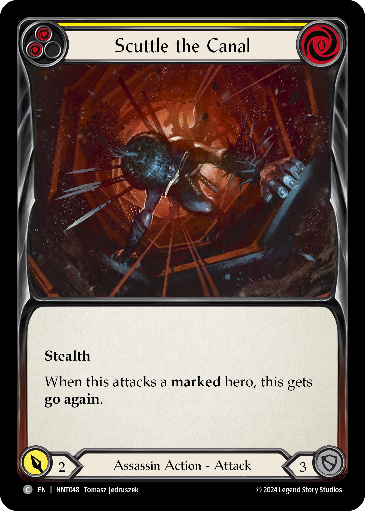 Scuttle the Canal (Yellow) [HNT048] (The Hunted) | Pegasus Games WI