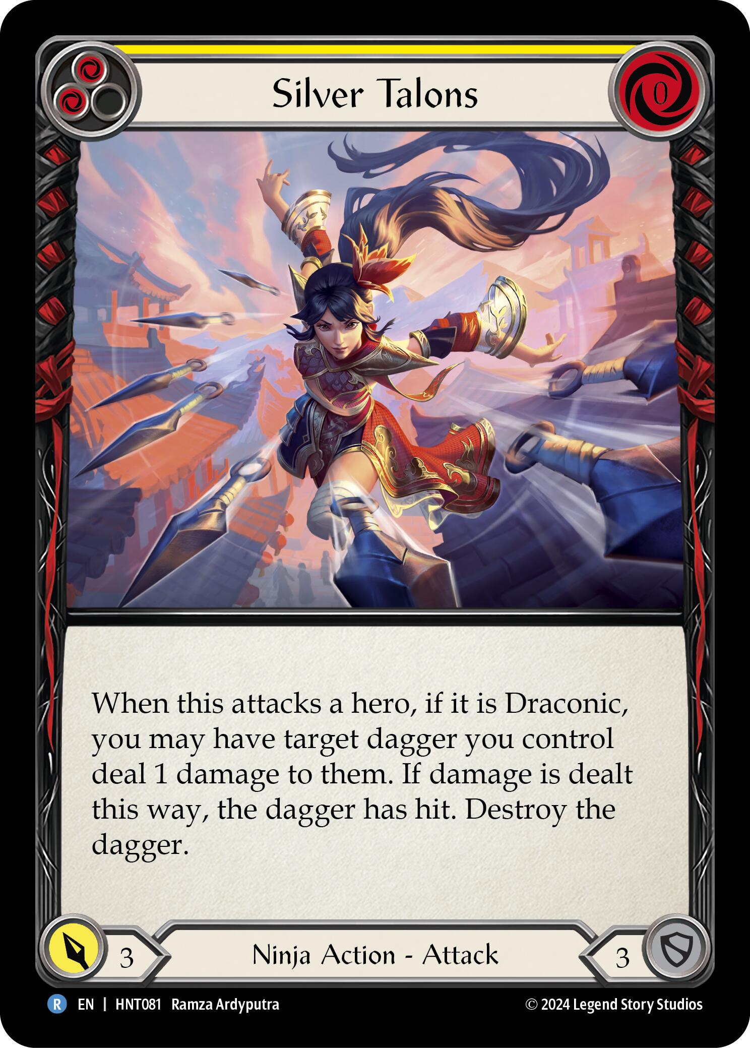 Silver Talons (Yellow) [HNT081] (The Hunted) | Pegasus Games WI