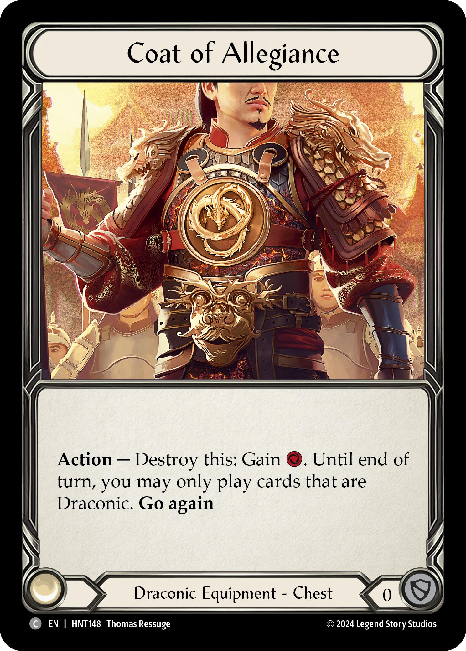 Coat of Allegiance [HNT148] (The Hunted) | Pegasus Games WI