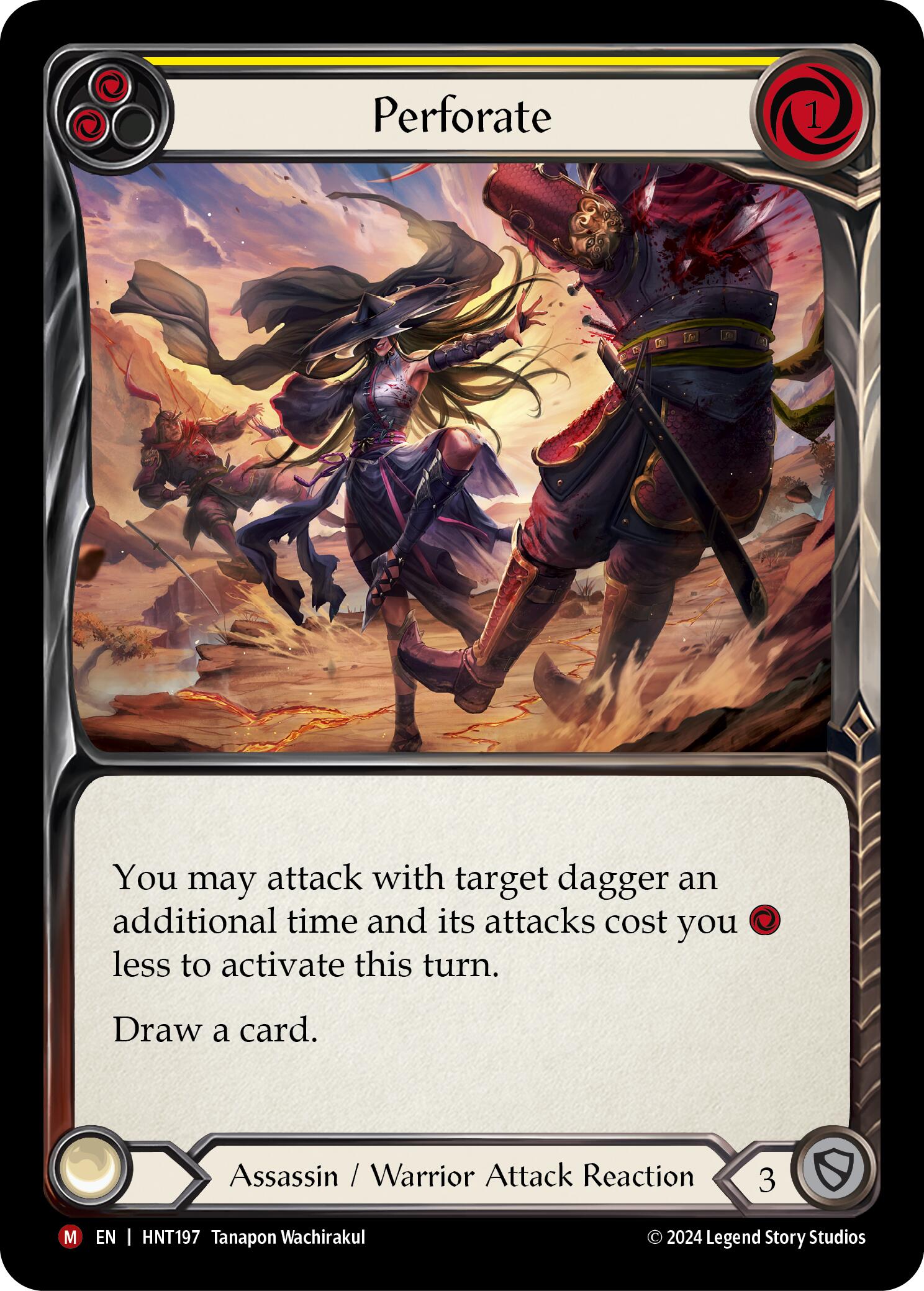 Perforate [HNT197] (The Hunted)  Rainbow Foil | Pegasus Games WI