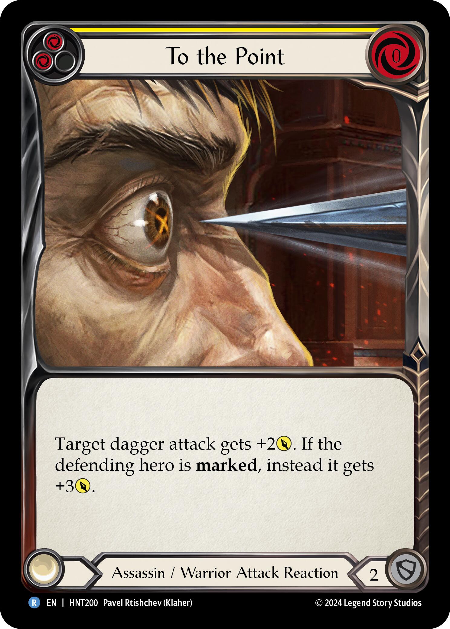 To the Point (Yellow) [HNT200] (The Hunted) | Pegasus Games WI