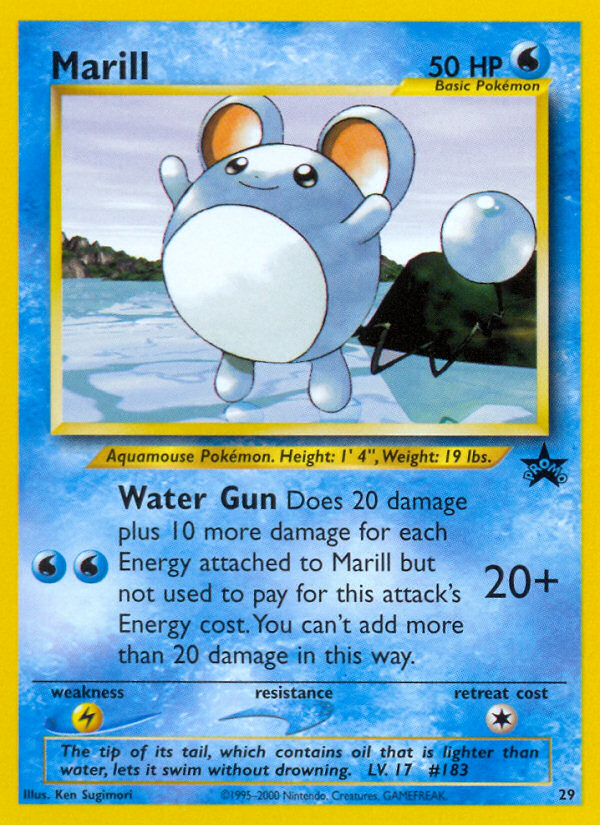 Marill (29) [Wizards of the Coast: Black Star Promos] | Pegasus Games WI