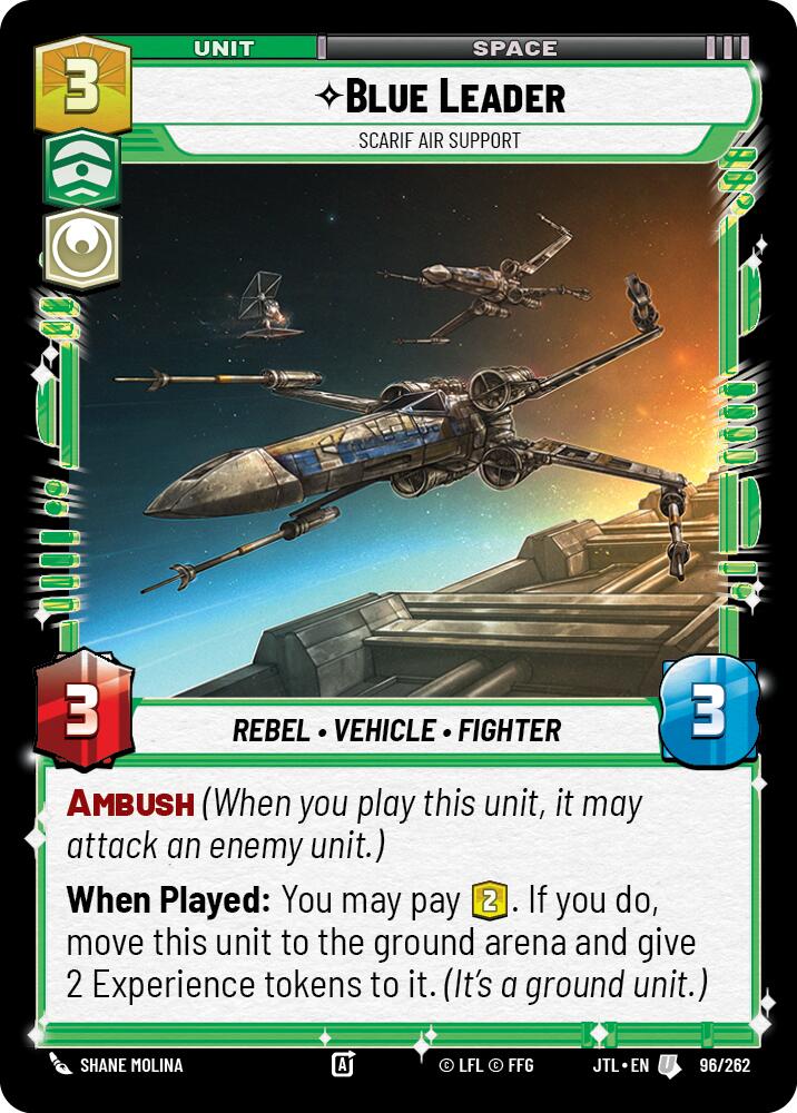 Blue Leader - Scarif Air Support (096/262) (096/257) [Jump to Lightspeed] | Pegasus Games WI