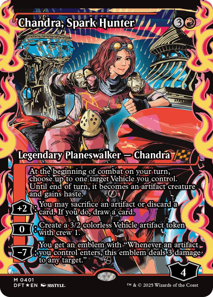Chandra, Spark Hunter (Showcase) (Japanese) [Aetherdrift] | Pegasus Games WI