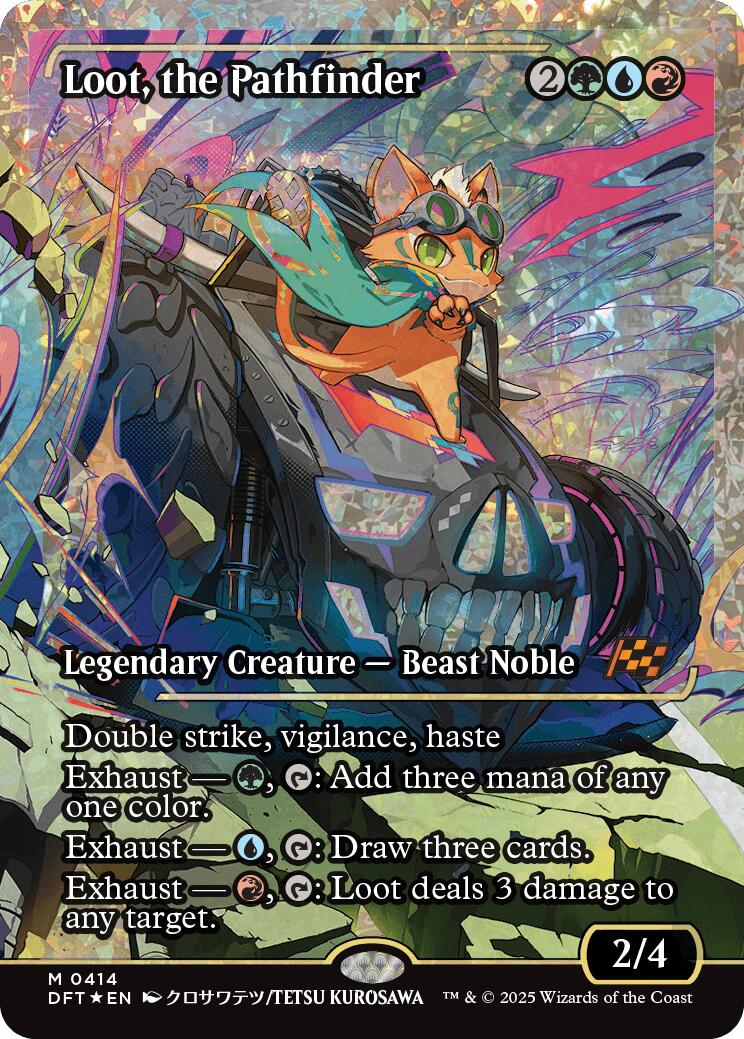 Loot, the Pathfinder (Showcase Fracture Foil) (Japanese) [Aetherdrift] | Pegasus Games WI