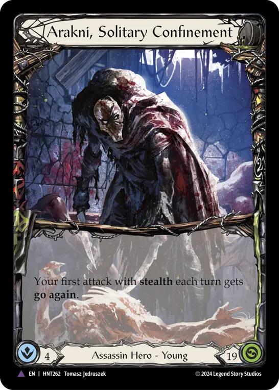 Arakni, Solitary Confinement (Marvel) [HNT262] (The Hunted)  Cold Foil | Pegasus Games WI