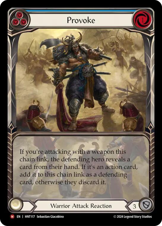 Provoke (Extended Art) [HNT117] (The Hunted)  Rainbow Foil | Pegasus Games WI