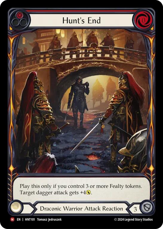 Hunt's End (Extended Art) [HNT101] (The Hunted)  Rainbow Foil | Pegasus Games WI