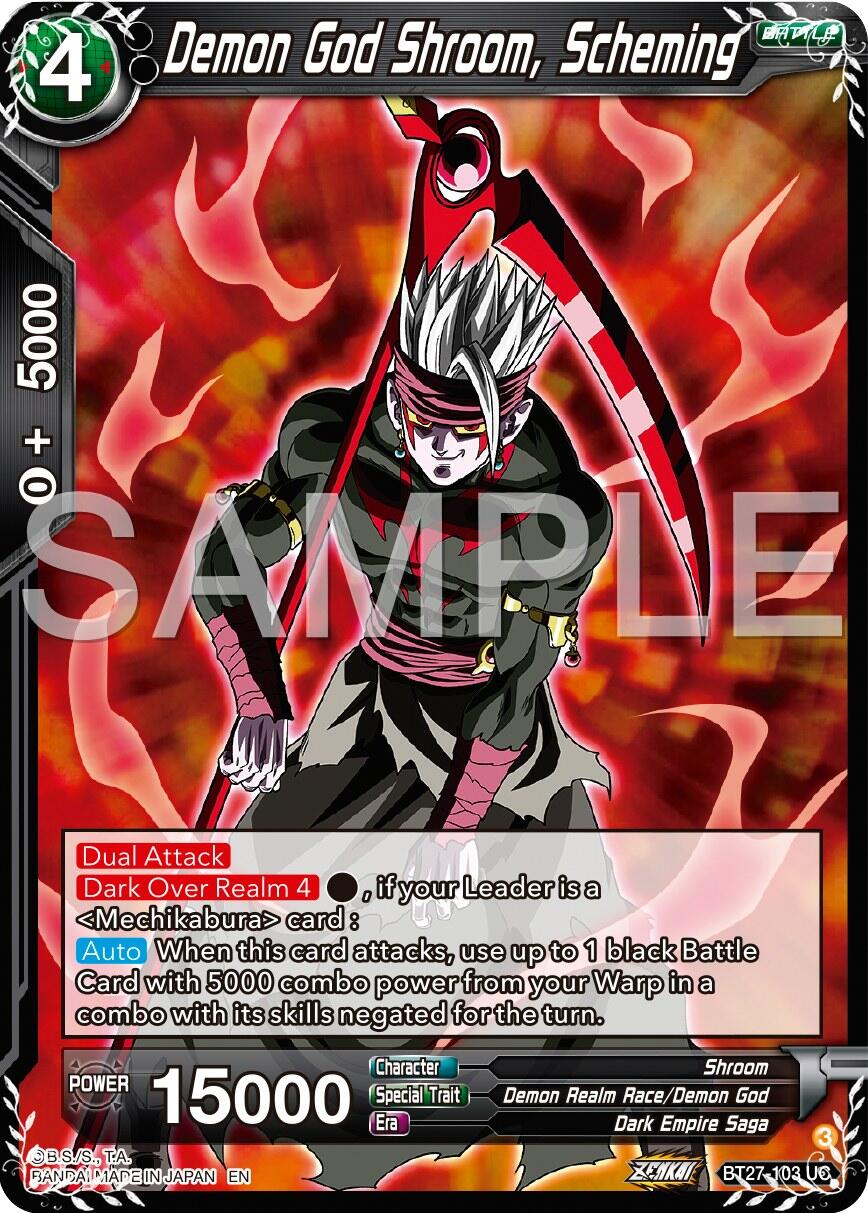 Demon God Shroom, Scheming (BT27-103) [History of Z] | Pegasus Games WI