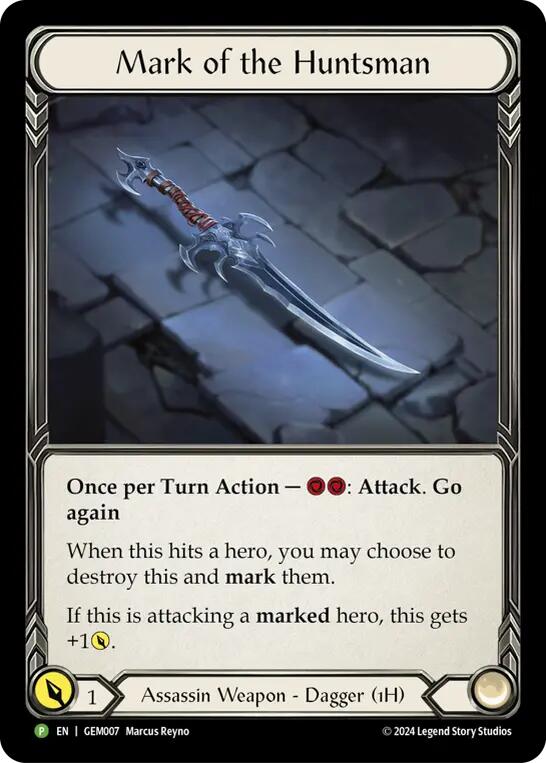Mark of the Huntsman [GEM007] (GEM Pack 1)  Cold Foil | Pegasus Games WI