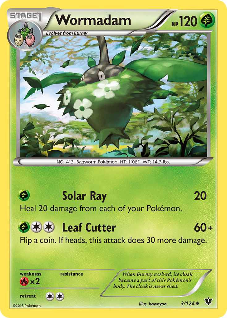 Wormadam (3/124) [XY: Fates Collide] | Pegasus Games WI