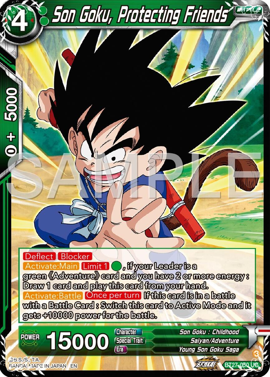 Son Goku, Protecting Friends (BT27-050) [History of Z] | Pegasus Games WI