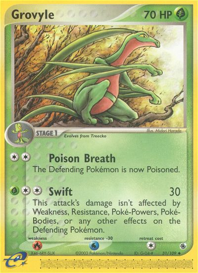 Grovyle (31/109) [EX: Ruby & Sapphire] | Pegasus Games WI