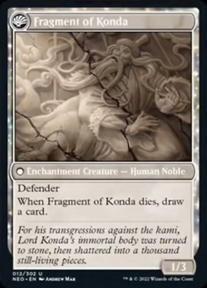 The Fall of Lord Konda // Fragment of Konda [Kamigawa: Neon Dynasty] | Pegasus Games WI