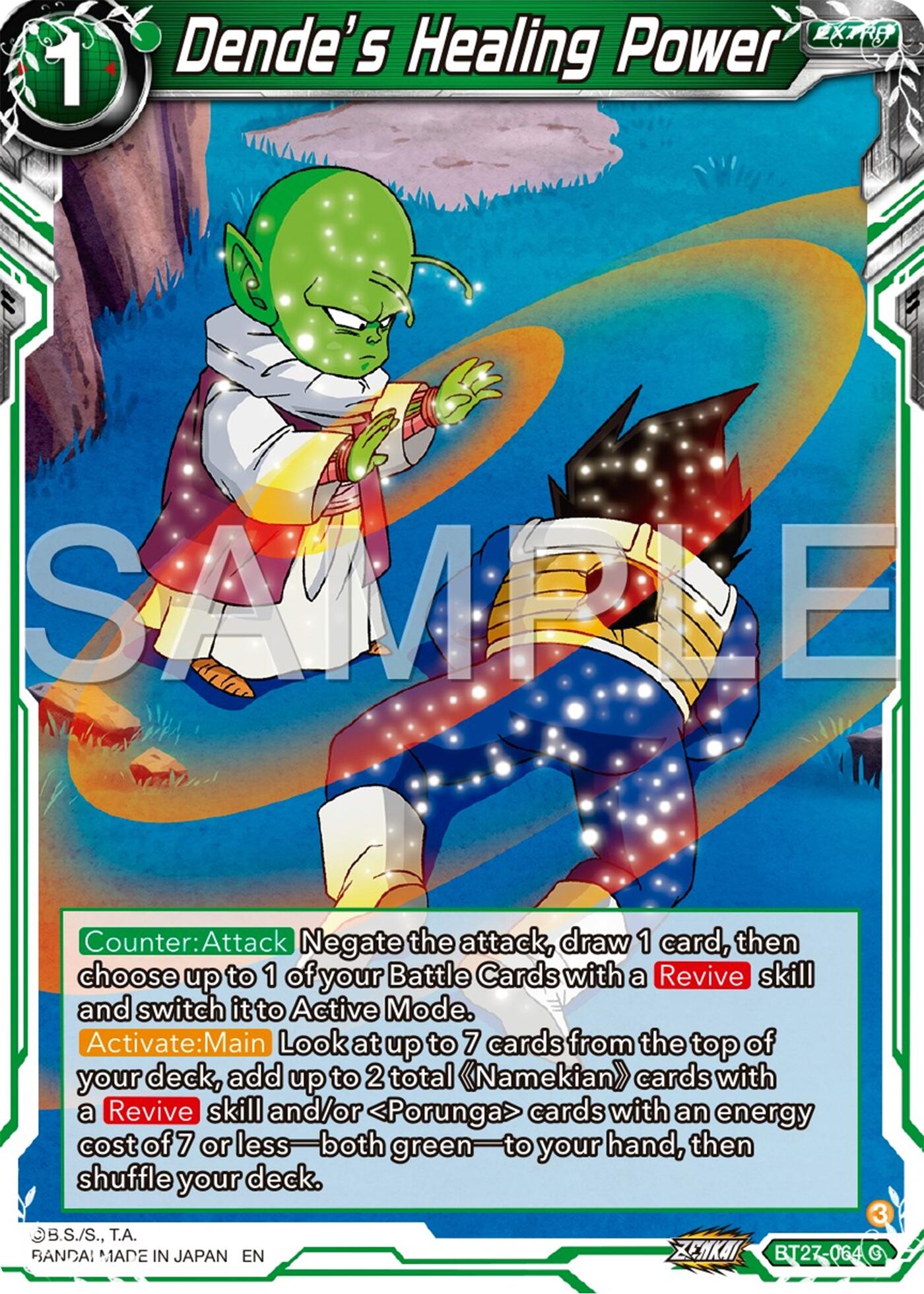 Dende's Healing Power (BT27-064) [History of Z] | Pegasus Games WI