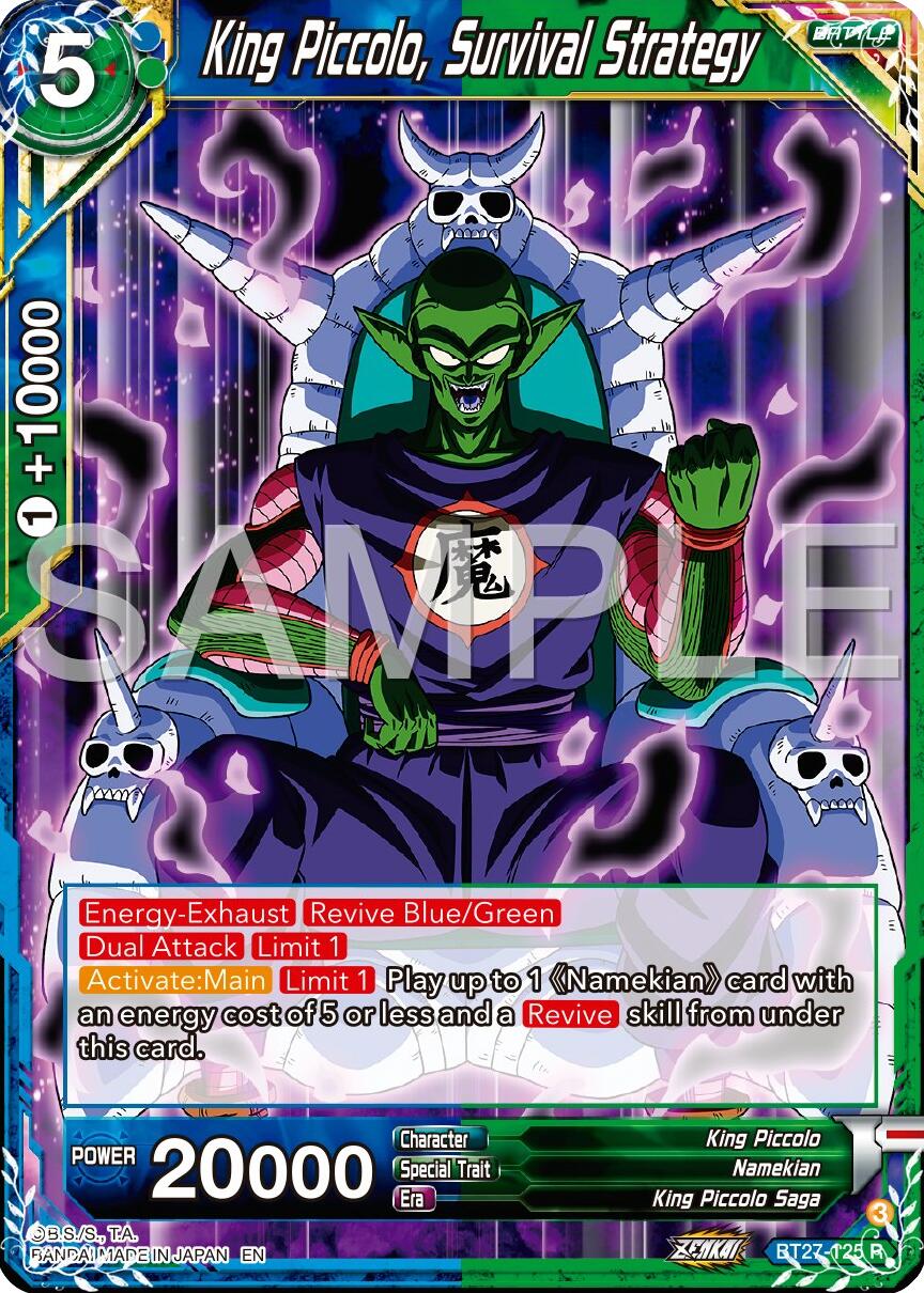 King Piccolo, Survival Strategy (BT27-125) [History of Z] | Pegasus Games WI