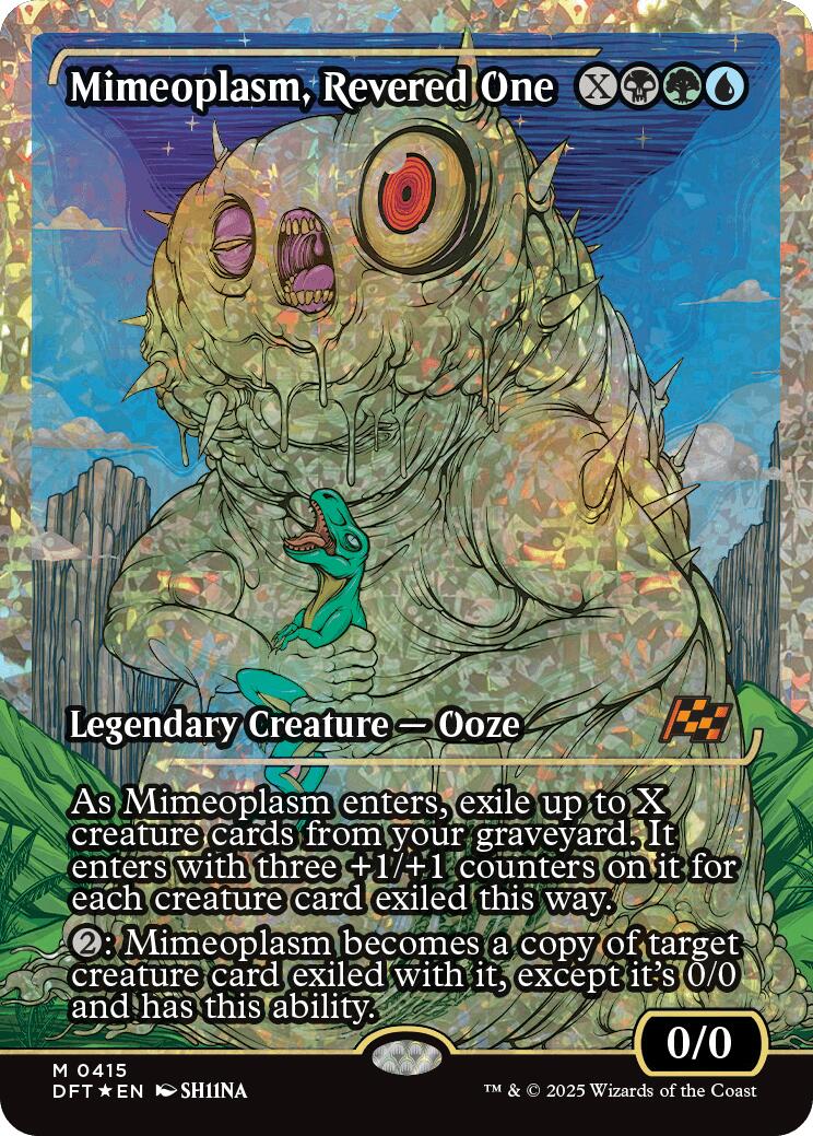 Mimeoplasm, Revered One (Showcase Fracture Foil) (Japanese) [Aetherdrift] | Pegasus Games WI
