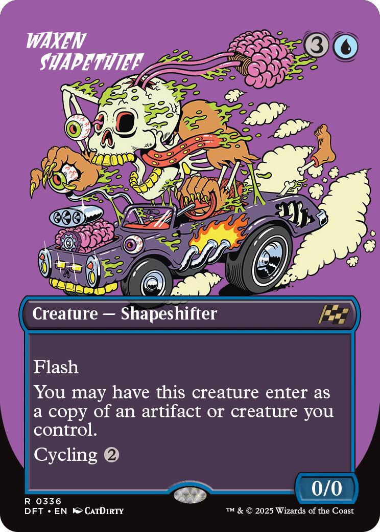 Waxen Shapethief (Borderless) [Aetherdrift] | Pegasus Games WI