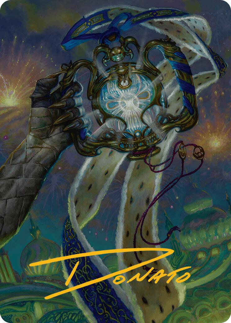 The Aetherspark Art Card (Gold-Stamped Signature) [Aetherdrift Art Series] | Pegasus Games WI