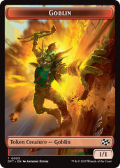 Goblin // Thopter (0010) Double-Sided Token [Aetherdrift Tokens] | Pegasus Games WI