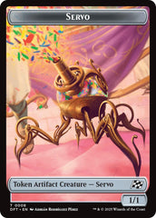 Servo // Thopter (0009) Double-Sided Token [Aetherdrift Tokens] | Pegasus Games WI